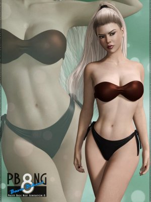 Pretty Base NG 8 Basic Bikini for Genesis 8 Female(s)-8为8女性设计的基本款比基尼