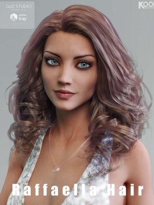 Raffaella Hair for Genesis 3 Female(s)-3女性