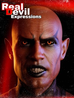RealDevil Expressions for Genesis 8 Male(s)-《创世纪》第8章男性的现实魔鬼表达