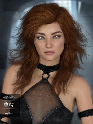 Robin Hair for Genesis 8 Female(s)-《创世纪》第8章女性的知更鸟头发