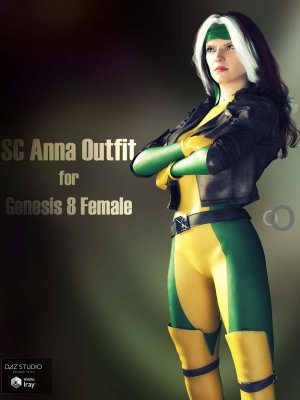SC Anna Outfit for Genesis 8 Female-为创世纪8女性设计的服装