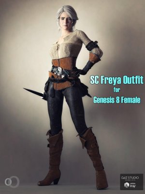 SC Freya Outfit for Genesis 8 Female-为8女性设计的服装