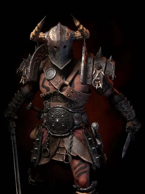 STF Bone Breaker Armor for Genesis 8 Male(s)-创世纪8男性的碎骨盔甲
