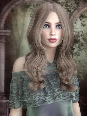 Savanna Hair for Genesis 8 Female(s)-创世纪8女性的稀树草原头发