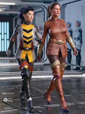Sci-fi Officer Outfit Textures-科幻军官服装纹理