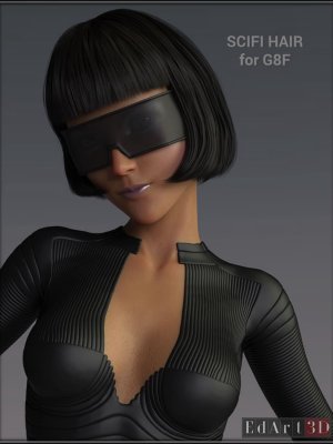SciFi Hair for G8F-8的科幻发型