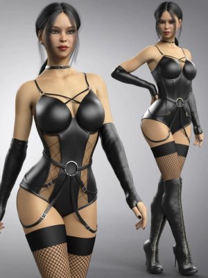 Sexy Leather for Genesis 8 and Genesis 8.1 Females-适用于和女性的性感皮革
