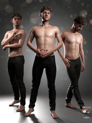 Simply Standing Poses for Genesis 8 Male-《创世纪》第八章男性的简单站姿