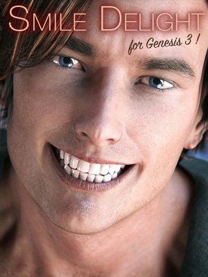 Smile Delight for Genesis 3 Male(s)-《创世纪3》男性的微笑喜悦