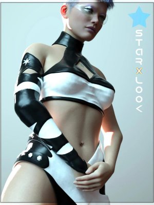 StarXlook Scifi Outfit for Genesis 8 Female(s)-为《创世纪》女性设计的科幻套装