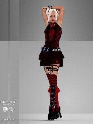 Studded Goth for Genesis 3 Female(s)-为《创世纪3》女性设计的镶嵌哥特