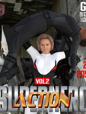 SuperHero Action for G3F Volume 2-3的超级英雄动作第2卷