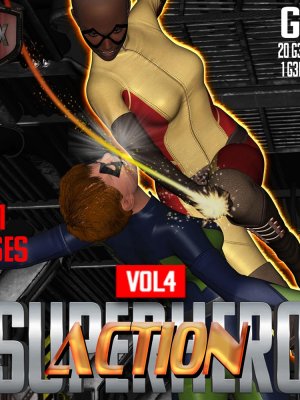 SuperHero Action for G3F Volume 4-3的超级英雄动作第4卷