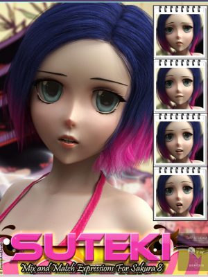 Suteki Mix and Match Expressions for Sakura 8 And Genesis 8 Female(s)-Suteki Mix和Sakura 8和Genesis 8女性的匹配表达式