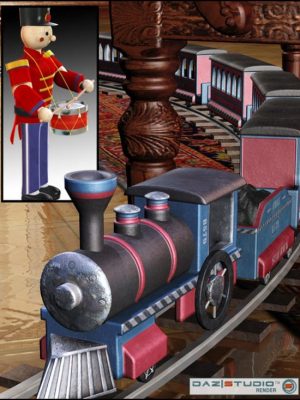Toy Soldier and Train Set-玩具士兵和火车套