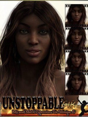 Unstoppable Girl Mix And Match Expressions For Monique 8 And Genesis 8 Female(s)-不可阻挡的女孩莫妮克8和创世纪8女性的混合和匹配表达（）
