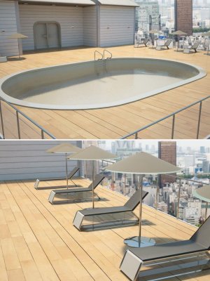 Utopia Balcony with Pool-带游泳池的乌托邦阳台
