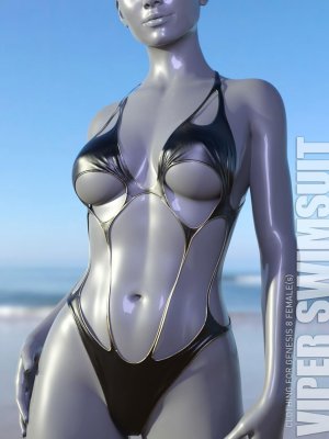 Viper Swimsuit for Genesis 8 Females-创世纪8女泳衣