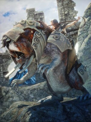 War Beasts: Burrogen Cavalry Poses and Accessories-战争兽：苏罗根骑兵姿势和配件