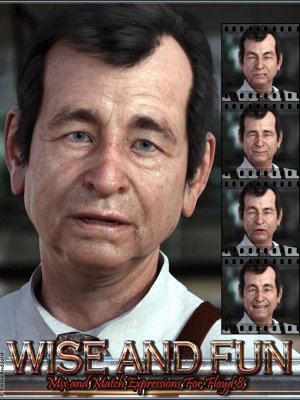 Wise and Fun Mix and Match Expressions for Floyd 8 and Genesis 8 Male(s)-明智和有趣的混合和匹配表达弗洛伊德8和创世纪8男性