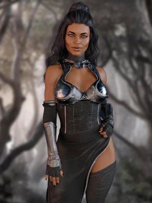 X-Fashion Force Saber Outfit for Genesis 8 Female(s)-为8女性设计的套装