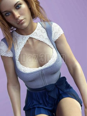 X-Fashion Wiesnlook Outfit for Genesis 8 Female(s)-为8女性设计的套装