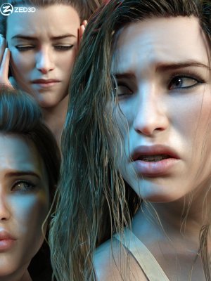 Z Pain and Hurt Mix and Match Expressions for Genesis 8.1 Female-创世记8.1女性的Z疼痛和伤害混合和匹配表达