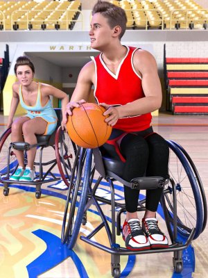 Z Sport Wheelchair and Poses for Genesis 8.1-Z运动轮椅和创世纪8.1的姿势