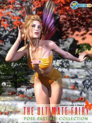 Z Ultimate Fairy Pose Collection for Genesis 3 and 8 Female-《创世纪3》和《创世纪8》女性的Z终极仙女姿势系列