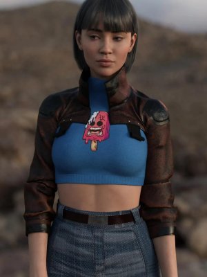 ZGirl Outfit for Genesis 8 Female(s)-为8女性设计的套装