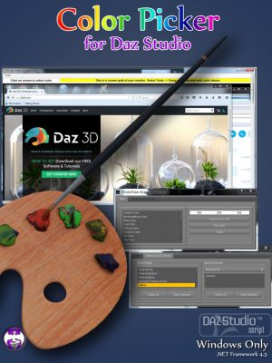 Color Picker for Daz Studio-Daz Studio的彩色选择器