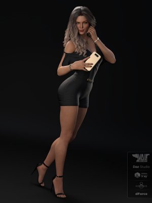 dForce Axya Casual Outfit for Genesis 8 Females-创世8女休闲装