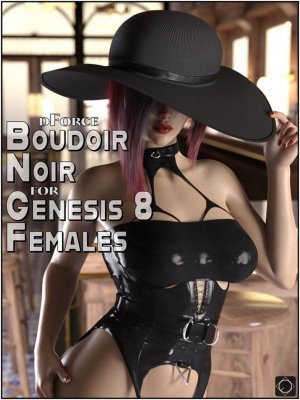 dForce Boudoir Noir for Genesis 8 Females.zip-8女性