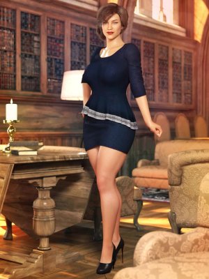 dForce Business Afternoon Outfit for Genesis 8 and 8.1 Females-商务午装，适用于和女性