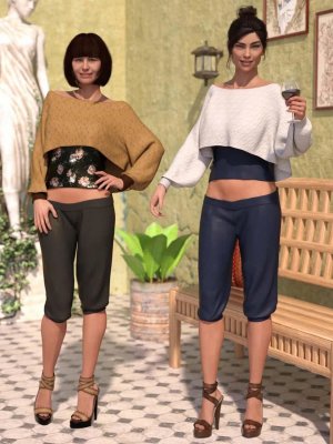 dForce Casual Chic Outfit Textures-休闲别致的服装纹理