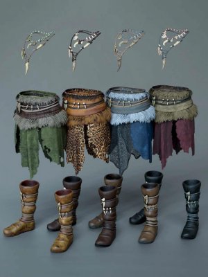 dForce Cimmerian Outfit Textures-服装纹理
