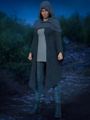 dForce Hooded Outfit Textures-连帽服装纹理