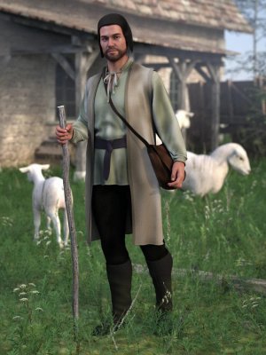 dForce Medieval Peasant for Genesis 8 Males-力量中世纪农民为创世纪男性