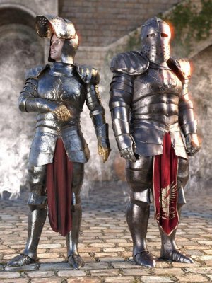 dForce Morphing Fantasy Armor Genesis 8 Male-变形幻想盔甲创世纪8男