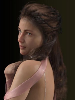 dForce Rose De Mai Hair for Genesis 3 and 8 Females-创世记3和8女性头发