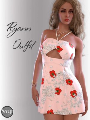dForce Ryann Candy Outfit for Genesis 8 Female(s)-创世纪8女性糖果套装