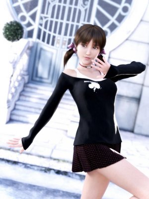 dForce Spring Casual Outfit for Genesis 8 Female(s).zip-创世8女款春季休闲装