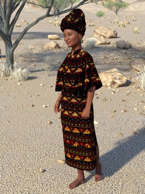 dForce Sunshine Outfit for Genesis 8 Female(s)-创世纪8女性阳光套装