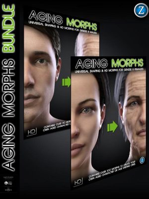 Aging Morphs Bundle for Genesis 8 Female(s) and Male(s)