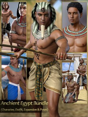 Ancient Egypt Bundle – Character, Outfit, Expansion and Poses-古埃及捆绑 – 性格，装备，扩张和姿势