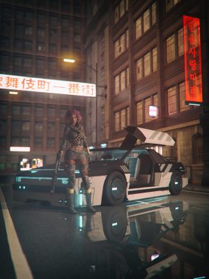 Cyberpunk Car-Cyber​​punk汽车