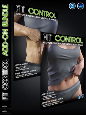 Fit Control Add-On for Genesis 3 and 8 Bundle