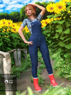 Garden Outfit for Genesis 3 Female(s)-Genesis 3女性园林装备