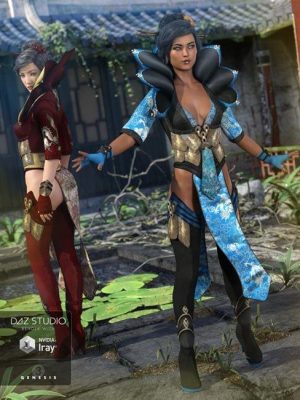 Lotus Maiden Outfit Textures-莲花少女服装纹理