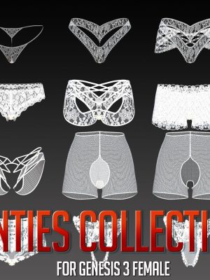 Panties Collection 2 for G3F内裤集合-内裤系列2用于G3F内裤内裤合